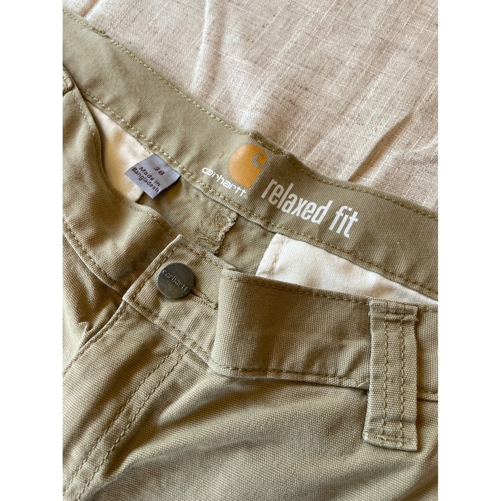 Carhartt Relaxed Fit Cargo Shorts‎ Khaki Mens Size 38